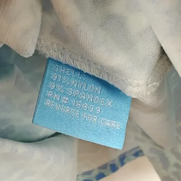 J. McLaughlin Catalina Cloth Maxi Dress Size XL Blue Leopard Animal Print Beach - Picture 6 of 7